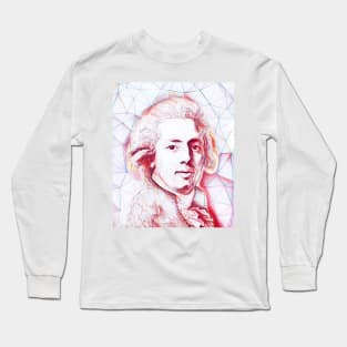 Fausto Elhuyar Portrait | Fausto Elhuyar Artwork | Line Art Long Sleeve T-Shirt